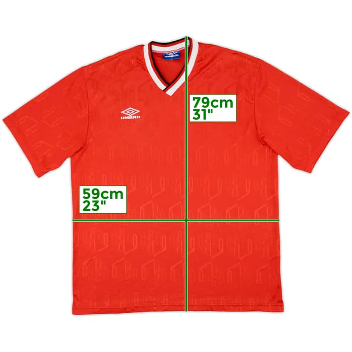 1990s Umbro Template Shirt - 8/10 - (XL)
