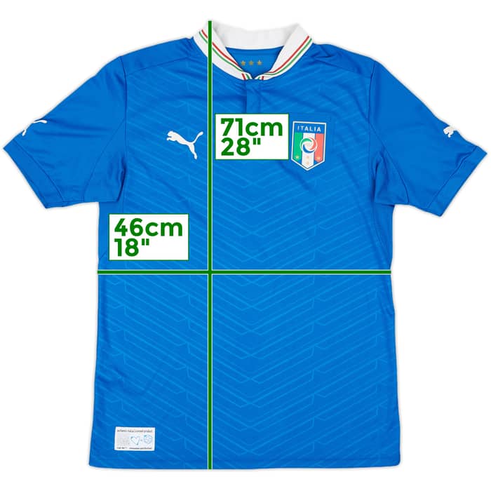 2012-13 Italy Home Shirt - 8/10 - (S)