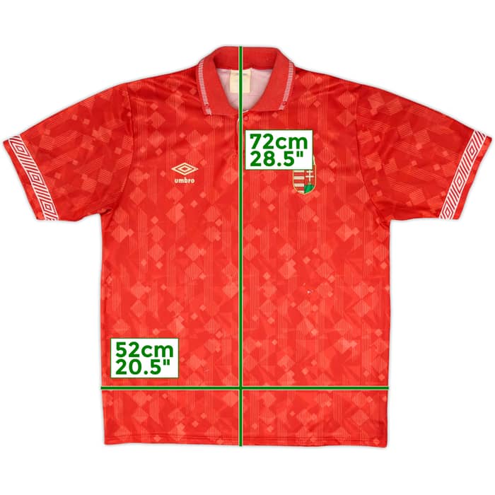 1990-93 Hungary Home Shirt - 4/10 - (L)