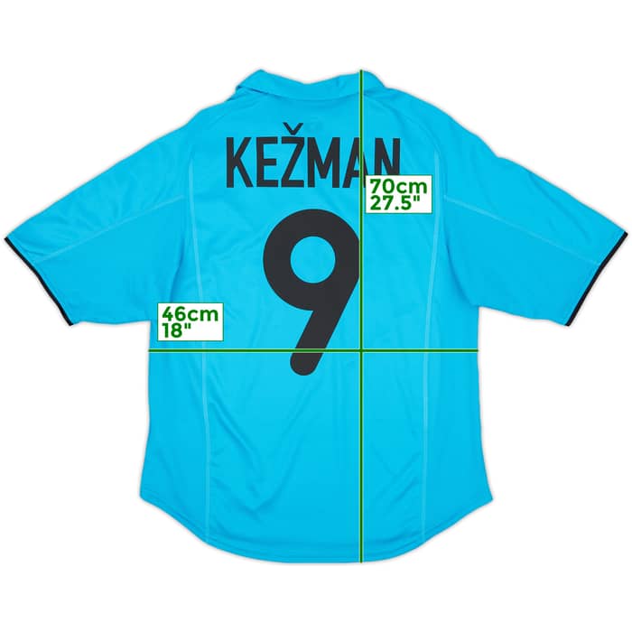 2001-02 PSV Away Shirt Kezman #9 - 9/10 - (S)