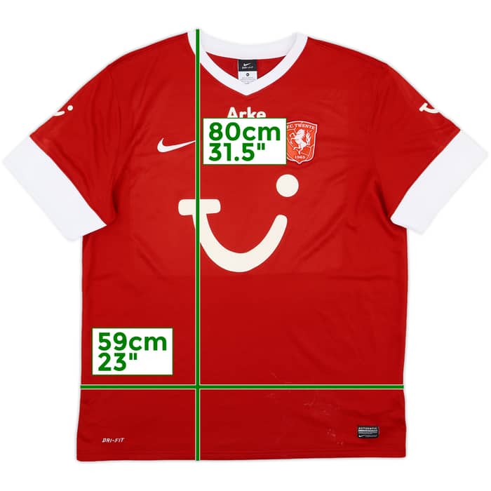 2012-13 FC Twente Home Shirt - 8/10 - (XL)