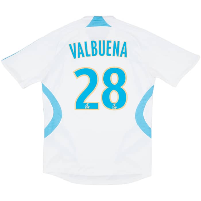 2007-08 Olympique Marseille Home Shirt Valbuena #28 - 8/10 - (M)