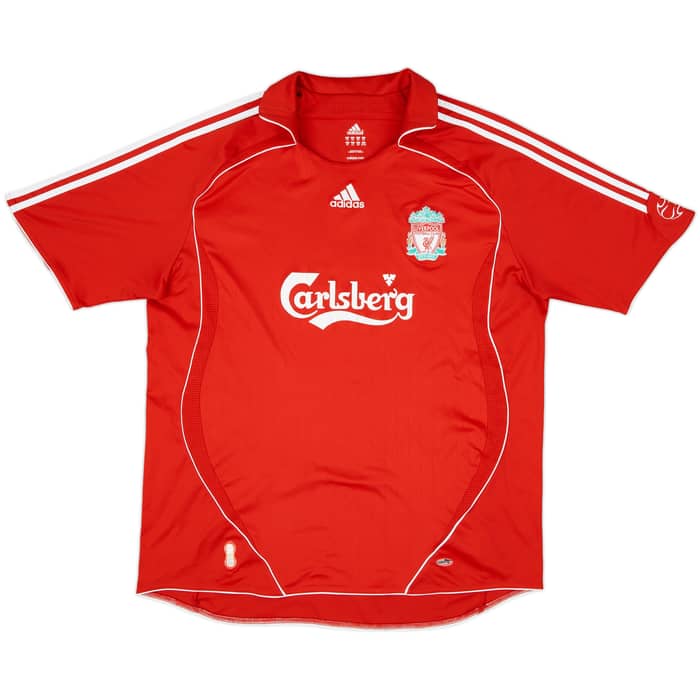 2006-08 Liverpool Home Shirt Gerrard #8 - 5/10 - (XXL)
