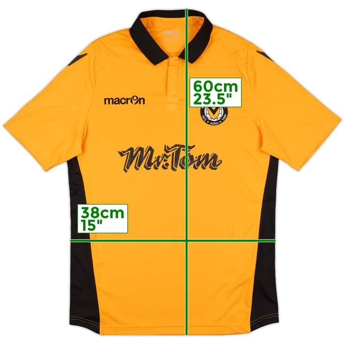2016-17 Newport County Home Shirt - 8/10 - (L)