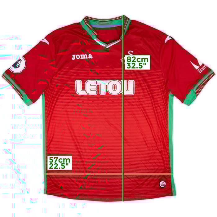 2017-18 Swansea Away Shirt - 8/10 - (XL)