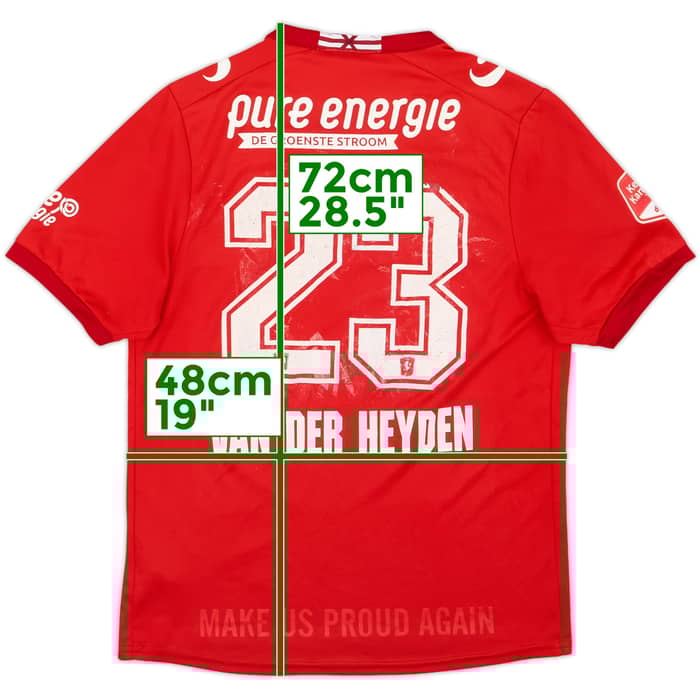 2018-19 FC Twente Home Shirt van der Heyden #23 - 3/10 - (M)