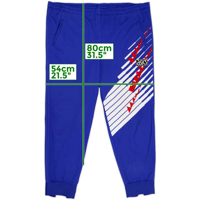 1994-95 Japan Asics Track Pants/Bottoms - 8/10 - (M/L)