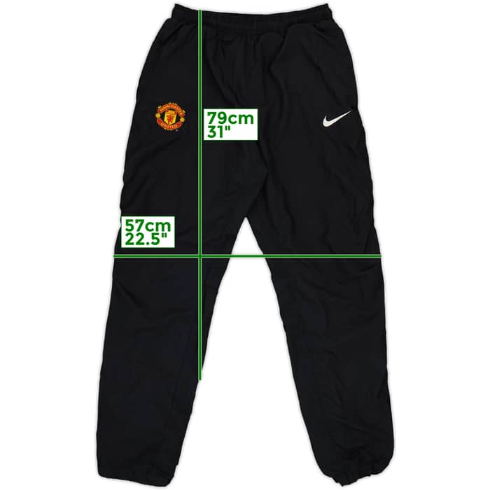 2011-12 Manchester United Nike Track Pants/Bottoms - 4/10 - (S)