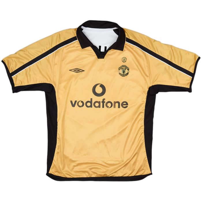 2001-02 Manchester United Centenary Away/Third Shirt Beckham #7 - 7/10 - (L)