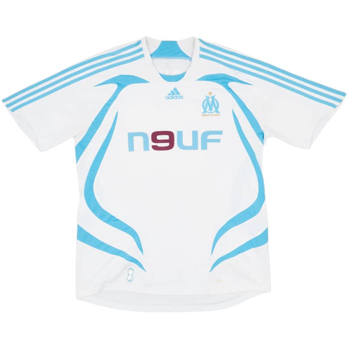 2007-08 Olympique Marseille Home Shirt Valbuena #28 - 7/10 - (XL)