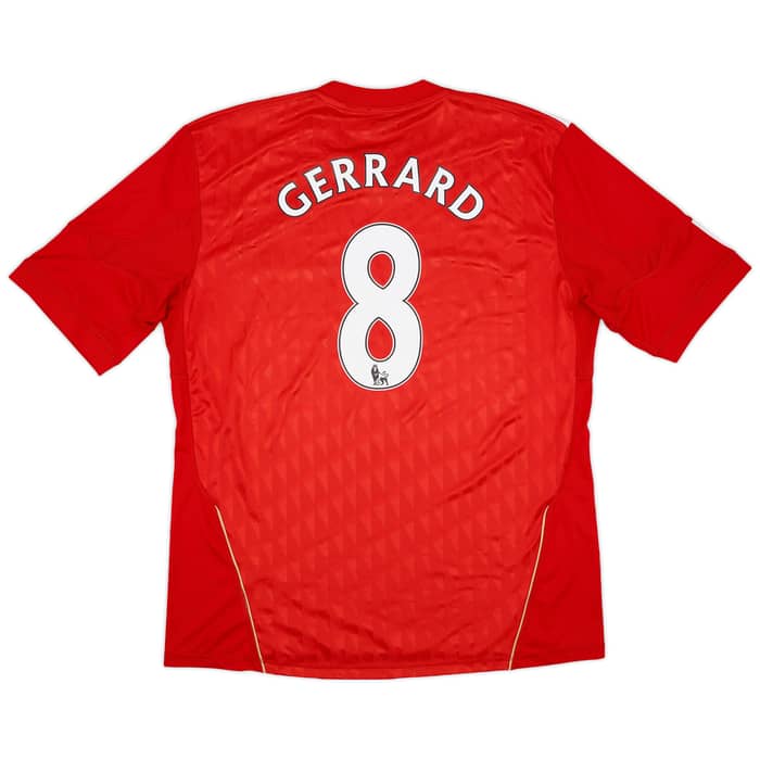 2010-12 Liverpool Home Shirt Gerrard #8