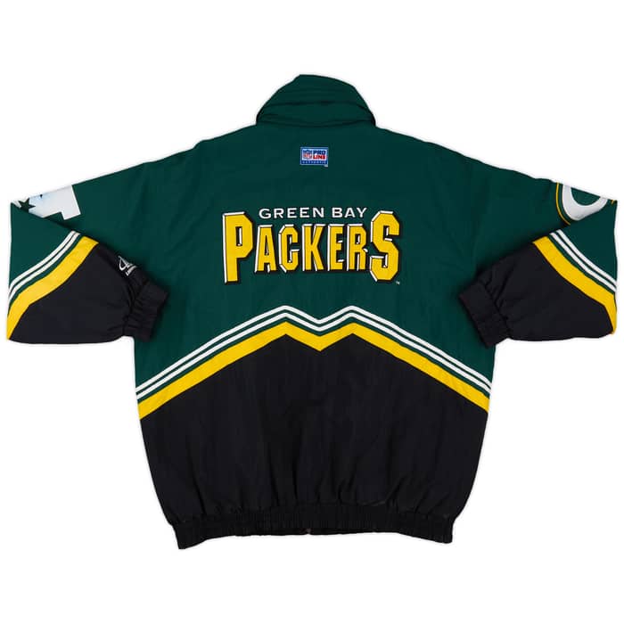 1990s Green Bay Packers Logo Athletic Rain Coat - 8/10 - (XL)