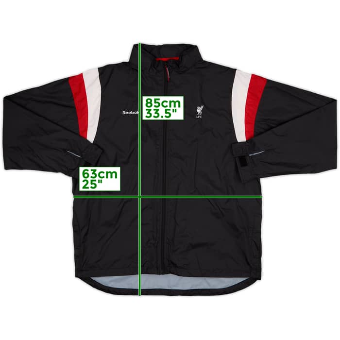 2003-04 Liverpool Reebok Hooded Rain Jacket - 10/10 - (XL)
