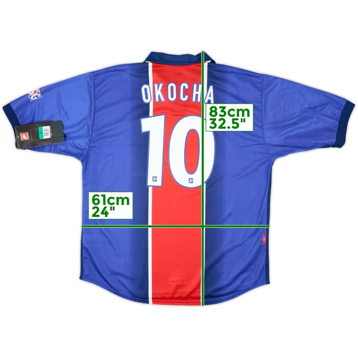 1998-99 Paris Saint-Germain Home Shirt Okocha #10 (XL)