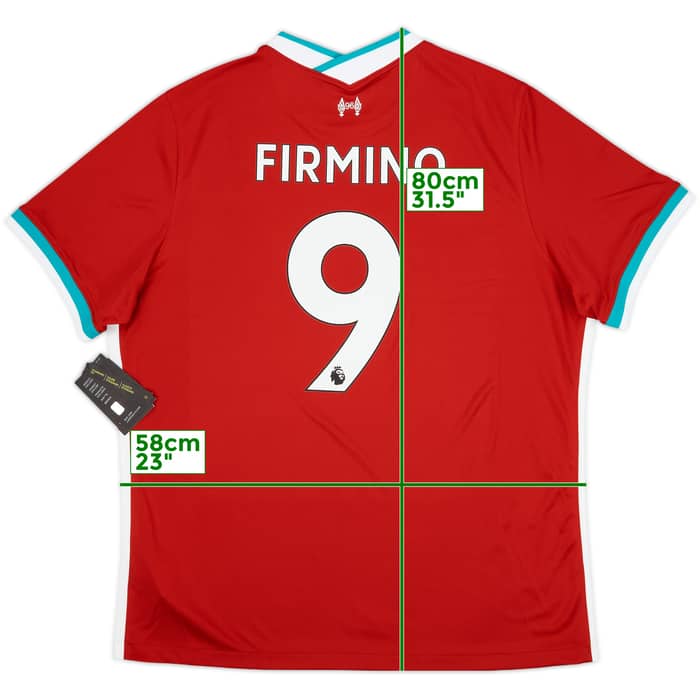 2020-21 Liverpool Home Shirt Firmino #9 (XXL)