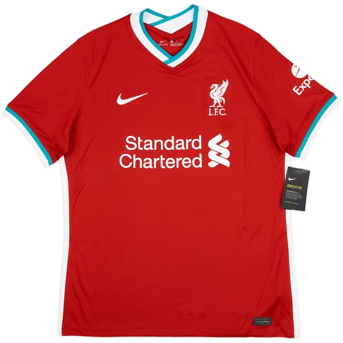 2020-21 Liverpool Home Shirt Salah #11 (L)