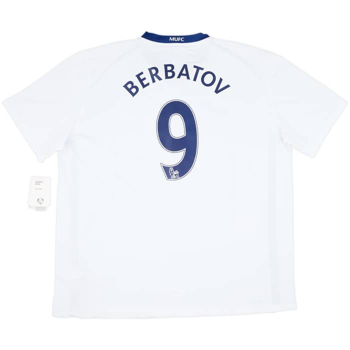 2008-10 Manchester United Away Shirt Berbatov #9 (XXL)