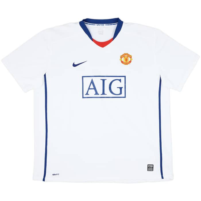2008-10 Manchester United Away Shirt Berbatov #9 (XXL)
