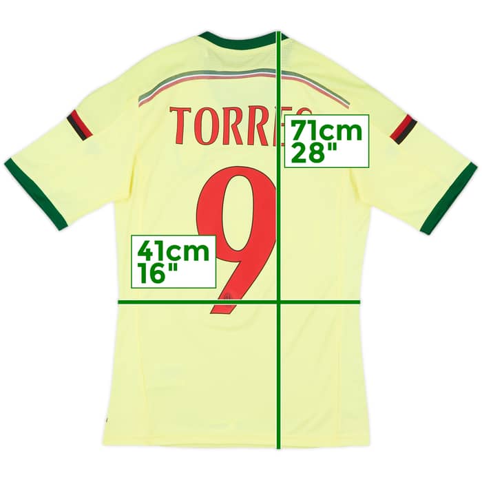 2014-15 AC Milan Third Shirt Torres #9 (XS)