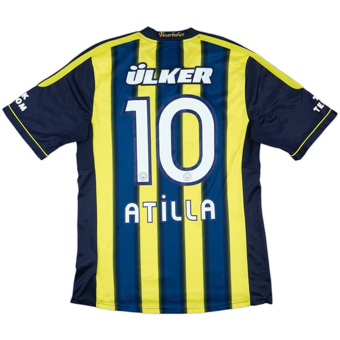 2011-12 Fenerbahce Home Shirt Atilla #10 - 8/10 - (L)