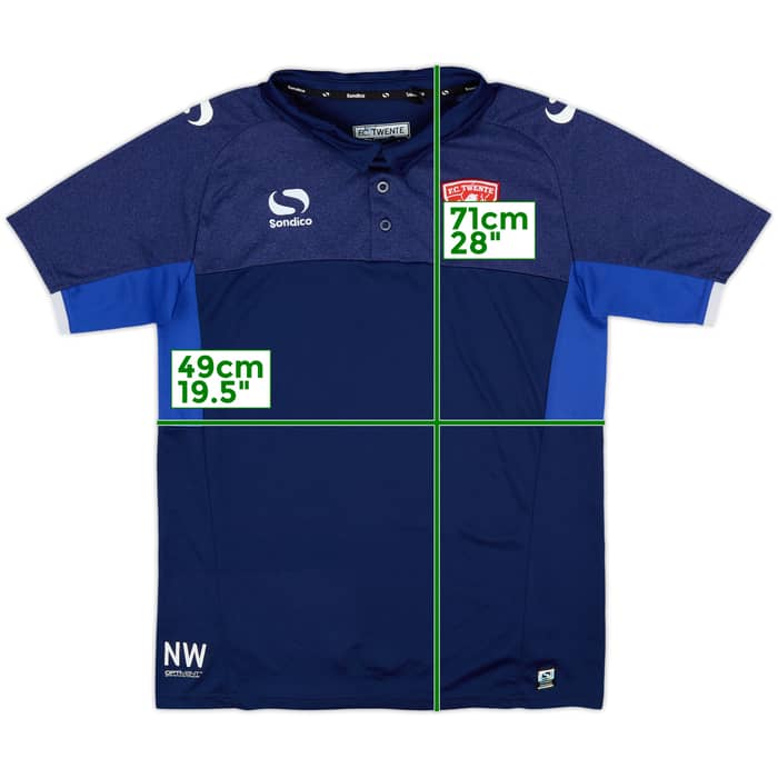 2017-18 FC Twente Staff Issue Sondico Polo Shirt NW - 8/10 - (S)