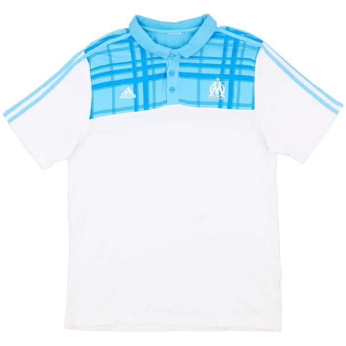 2010-11 Olympique Marseille adidas Polo Shirt - 7/10 - (L)