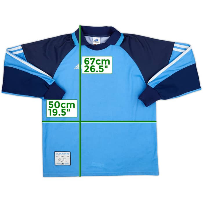 2000-01 adidas GK Template Shirt #1 - 6/10 - (Y)