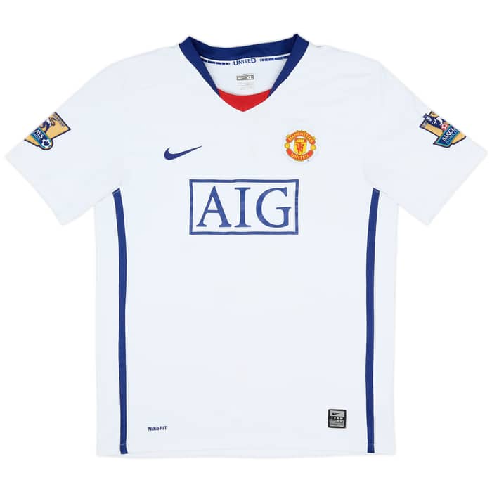2008-10 Manchester United Away Shirt Rafael #21 - 8/10 - (XL.Boys)