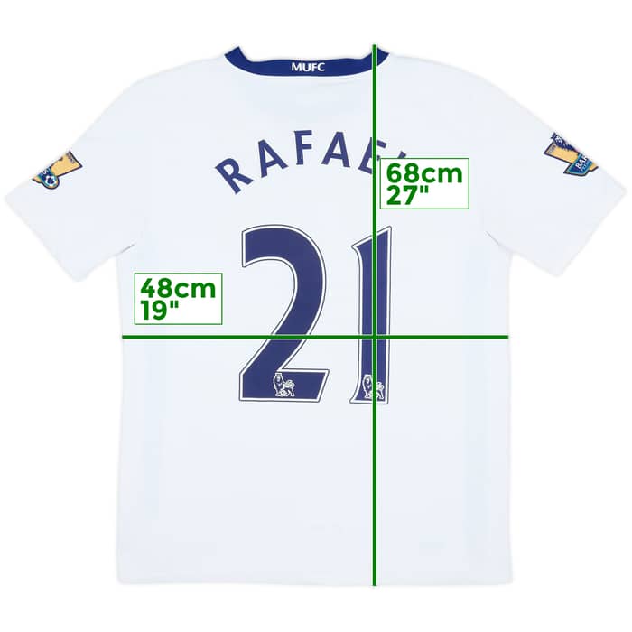 2008-10 Manchester United Away Shirt Rafael #21 - 8/10 - (XL.Boys)