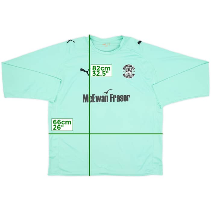 2010-11 Hibernian Away L/S Shirt - 7/10 - (XXL)