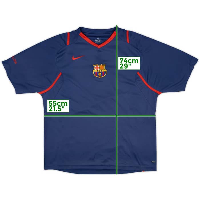 2006-07 Barcelona Nike Training Shirt - 8/10 - (L)