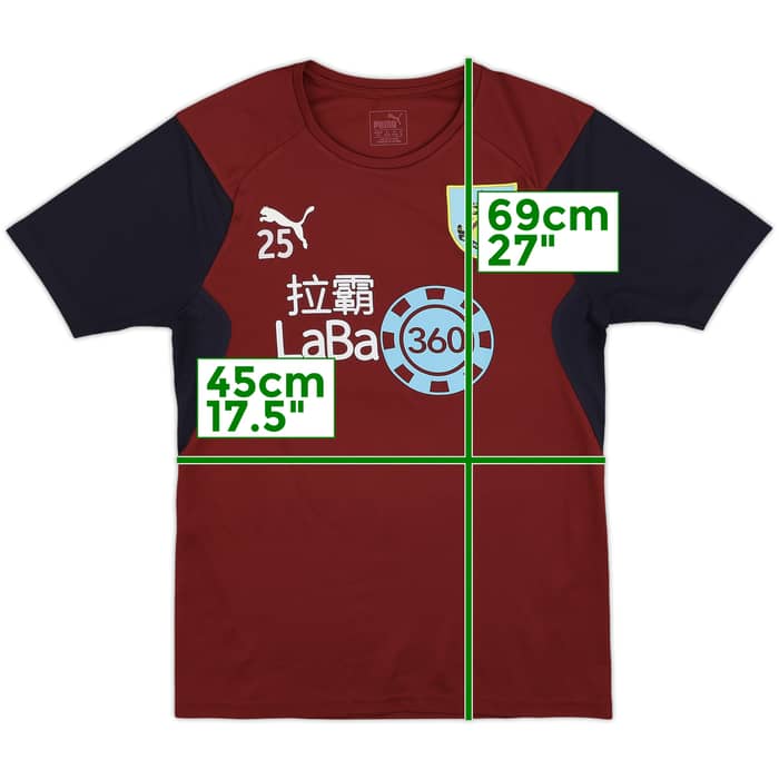 2018-19 Burnley Player Issue Puma Training Shirt #25 - 6/10 - (S)