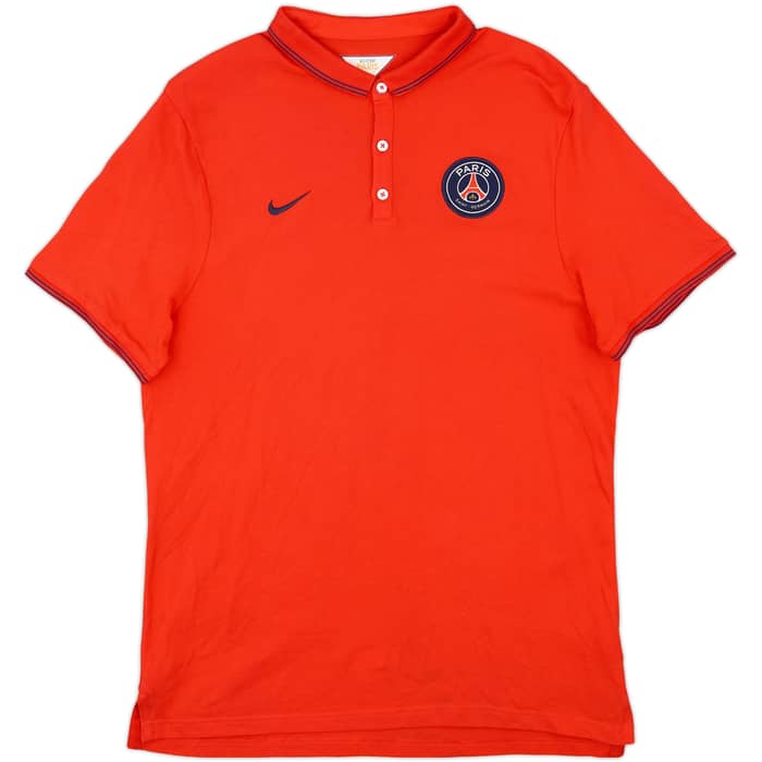 2015-16 Paris Saint-Germain Nike Polo Shirt - 8/10 - (XL)