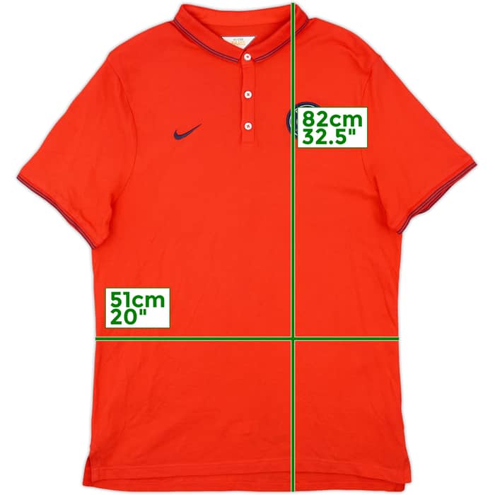 2015-16 Paris Saint-Germain Nike Polo Shirt - 8/10 - (XL)