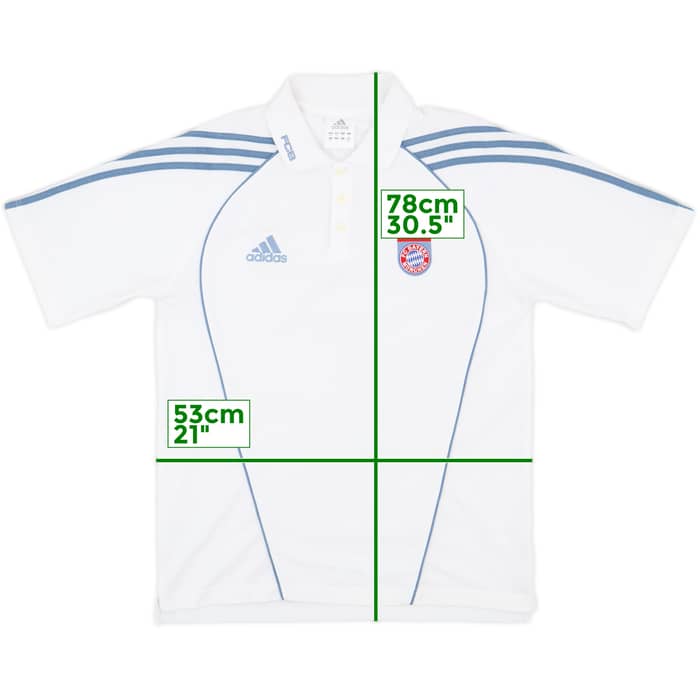 2005-06 Bayern Munich adidas Polo Shirt - 8/10 - (M)