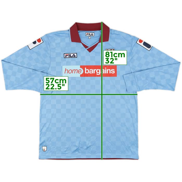 2013-14 Tranmere Rovers Away L/S Shirt - 10/10 - (L)