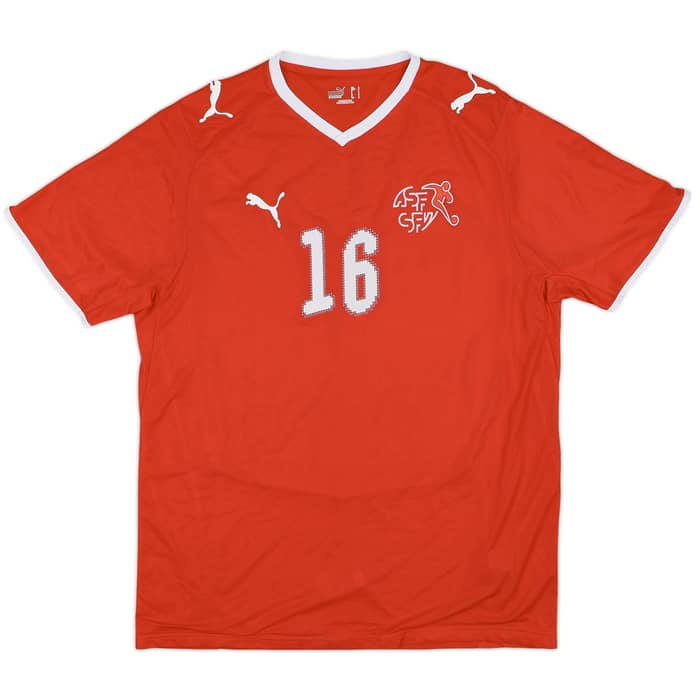 2008-10 Switzerland Home Shirt Barnetta #16 - 8/10 - (L)