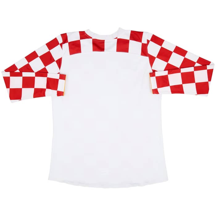 2008-09 Croatia Player Issue Home L/S Shirt - 9/10 - (XL)