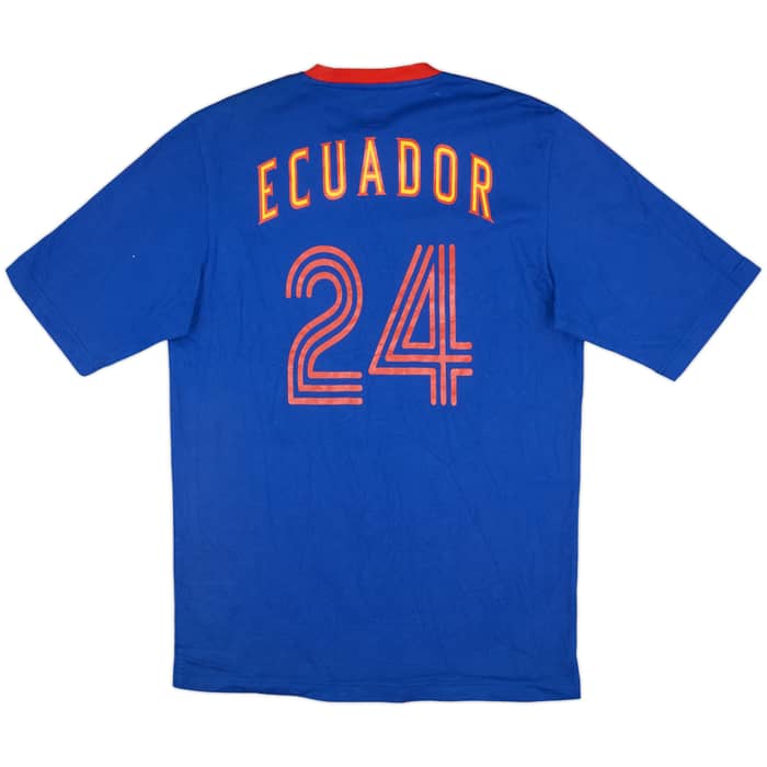 2006 Ecuador adidas Originals Retro '1980 Away' Shirt #24 - 8/10 - (M)