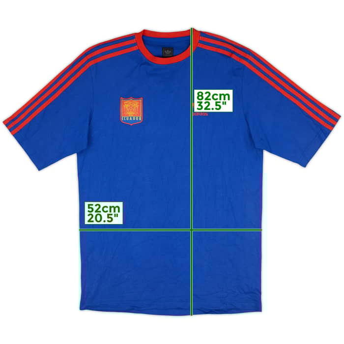 2006 Ecuador adidas Originals Retro '1980 Away' Shirt #24 - 8/10 - (M)
