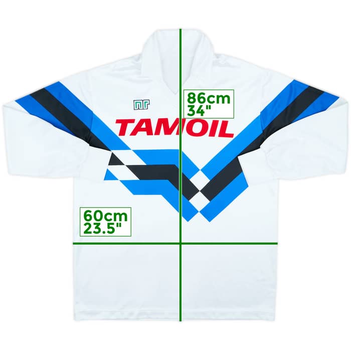 Camiseta de visitante de manga larga del Atalanta 1989-91 #13 - 5/10 - (L)
