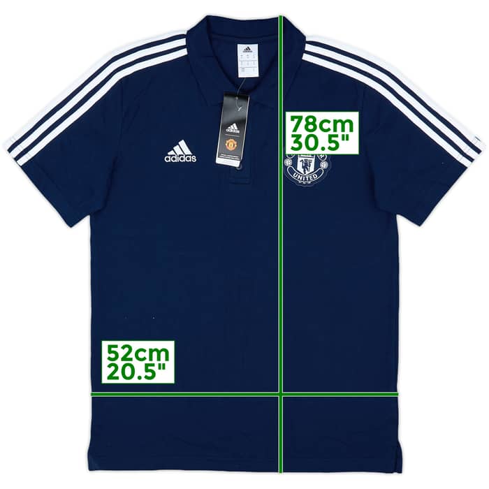 2018-19 Manchester United adidas Polo Shirt (M)
