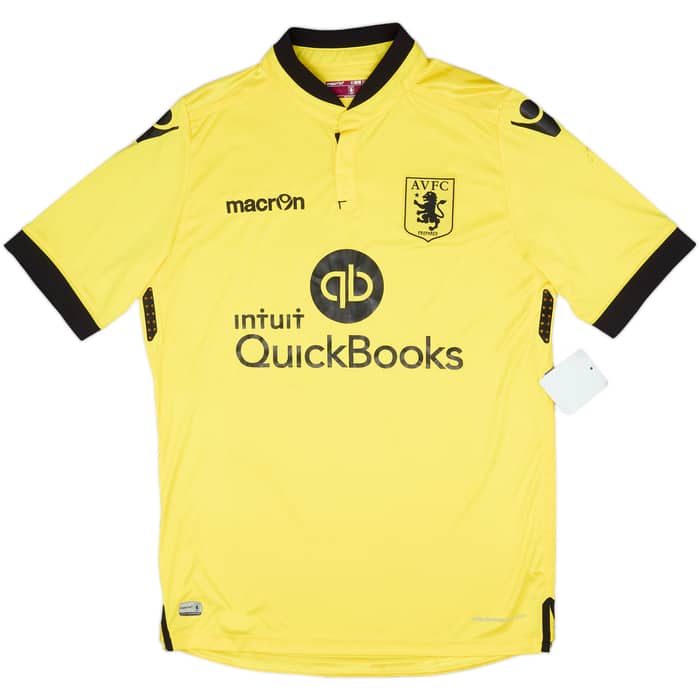 2015-16 Aston Villa Away Shirt Grealish #40 (L)