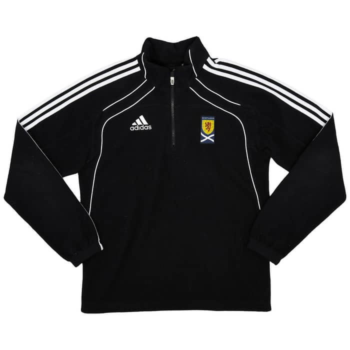 2010-11 Scotland adidas 1/4 Zip Fleece Top - 8/10 - (S)