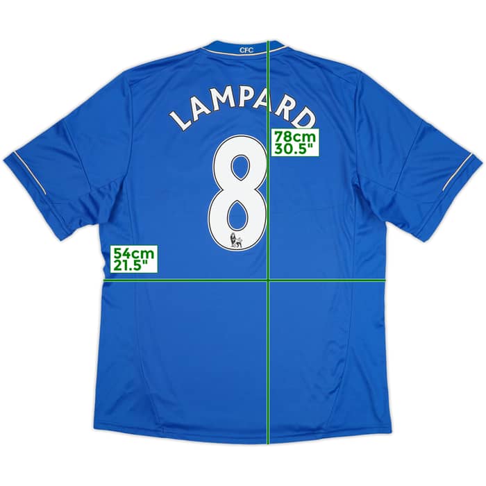 2012-13 Chelsea Home Shirt Lampard #8 (XL)