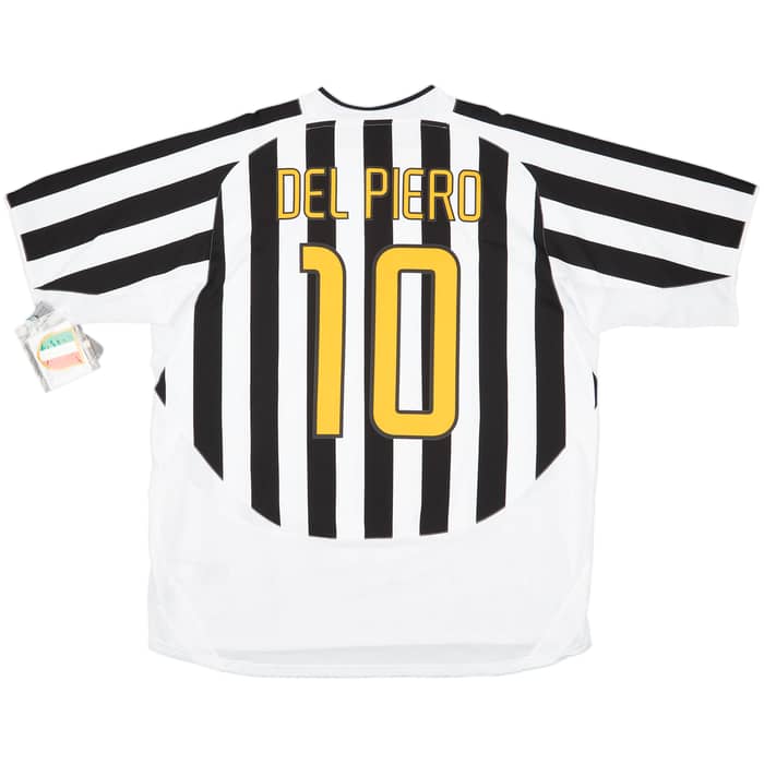 2003-04 Juventus Home Shirt Del Piero #10 (XXL)