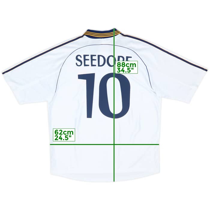 1998-00 Real Madrid Home Shirt Seedorf #10 (XL)