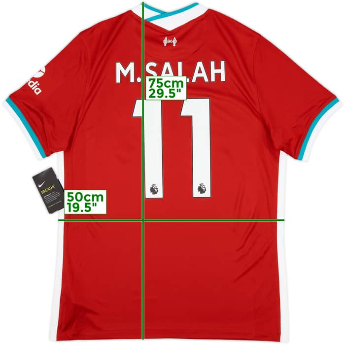 2020-21 Liverpool Home Shirt Salah #11 (L)