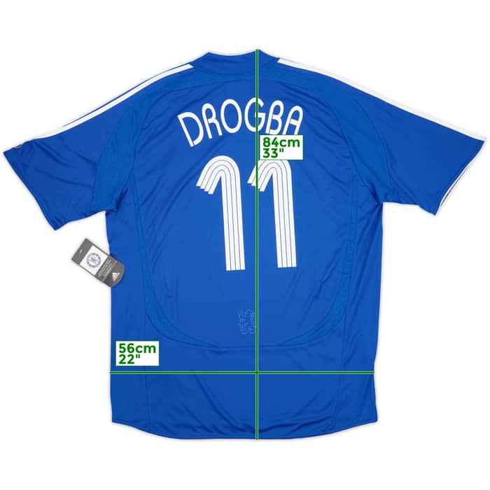 2006-08 Chelsea Home Shirt Drogba #11 (XL)