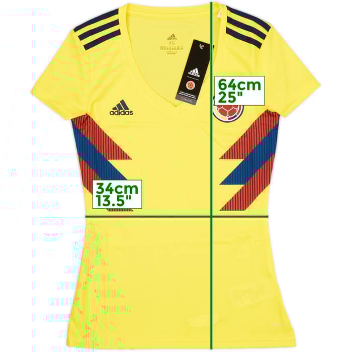 2018-19 Colombia Home Shirt (Women's XS)